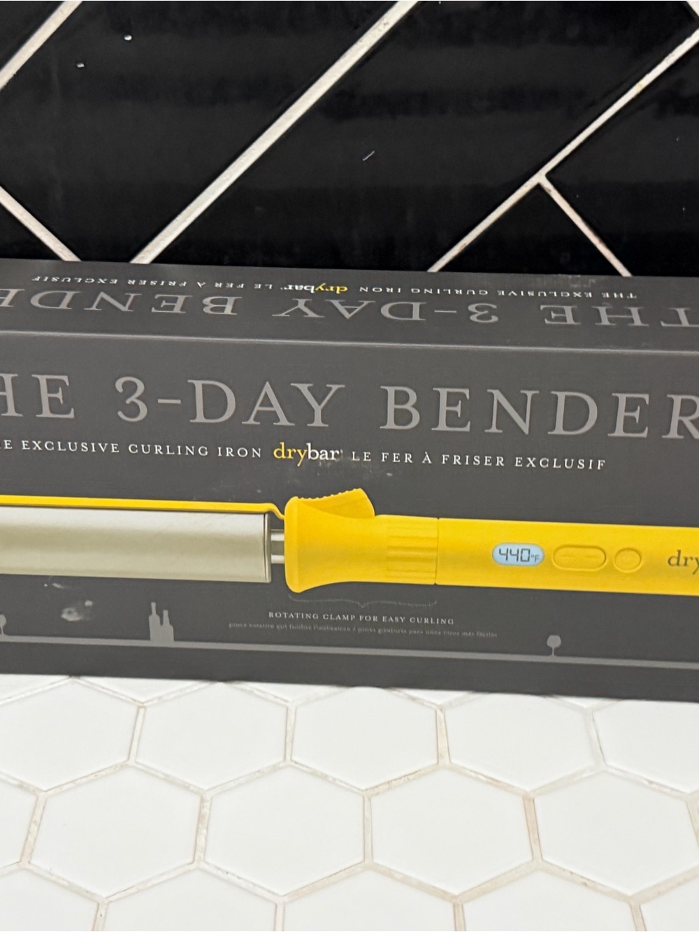 Drybar 3-Day Bender Curling Iron in Yellow